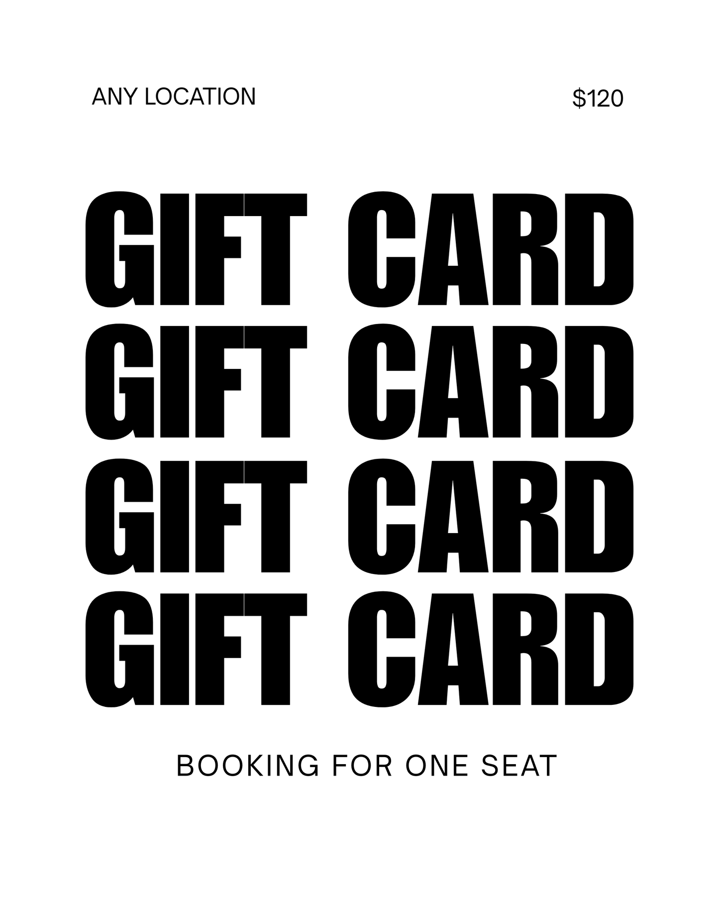 Workshop Gift Card